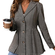 Women's Coarse Flower Slim-fit Fashion Blazer