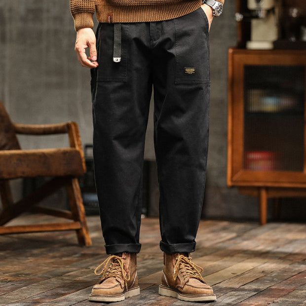 Trendy Men's Clothing Retro Overalls Fashion Brand