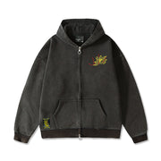 Autumn And Winter Fleece-lined Vintage Chinese Style Embroidered Hoodie