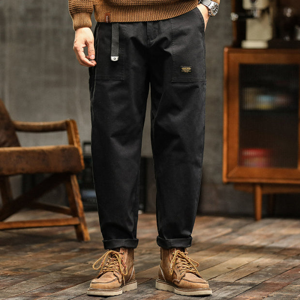 Trendy Men's Clothing Retro Overalls Fashion Brand